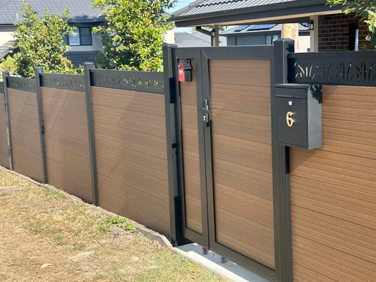 Composite fence project in Melbourne